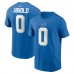 Футболка Terrion Arnold Detroit Lions Nike 2024 NFL Draft First Round Pick Name & Number - Blue