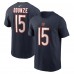 Футболка Rome Odunze Chicago Bears Nike 2024 NFL Draft First Round Pick Name & Number - Navy