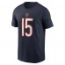 Футболка Rome Odunze Chicago Bears Nike 2024 NFL Draft First Round Pick Name & Number - Navy