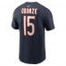 Футболка Rome Odunze Chicago Bears Nike 2024 NFL Draft First Round Pick Name & Number - Navy