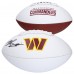 Мяч американского футбола NFL Brian Robinson Jr. Washington Commanders Autographed Authentic Franklin
