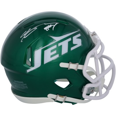 Ahmad Sauce Gardner New York Jets Autographed Fanatics Authentic 2023 Alternate Tribute Speed Mini Helmet