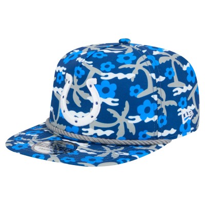 Indianapolis Colts New Era Royal Wakey Wakey Golfer Snapback Hat