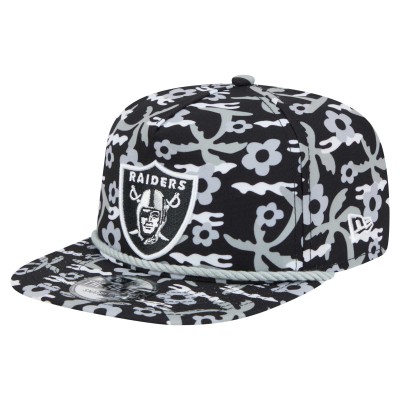 Бейсболка Las Vegas Raiders New Era Wakey Wakey Golfer - Black