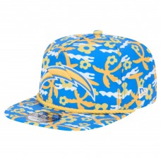 Los Angeles Chargers New Era Blue Wakey Wakey Golfer Snapback Hat Los Angeles Chargers New Era Blue Wakey Wakey Golfer Snapback Hat
