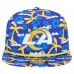 Los Angeles Rams New Era Wakey Wakey Golfer Snapback Hat - Royal
