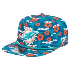 Бейсболка Miami Dolphins New Era Aqua Wakey Wakey Golfer