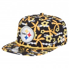 Бейсболка Pittsburgh Steelers New Era Wakey Wakey Golfer - Black