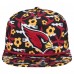 Arizona Cardinals New Era Black Wakey Wakey Golfer Snapback Hat