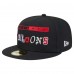Бейсболка Atlanta Falcons New Era Black Ransom 59FIFTY