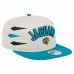 Jacksonville Jaguars New Era Stone/Teal Athletic Golfer Snapback Hat