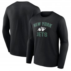 Футболка с длинным рукавом New York Jets Victory Arch - Black