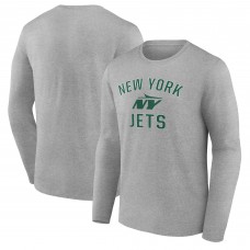 Футболка с длинным рукавом New York Jets Victory Arch - Gray