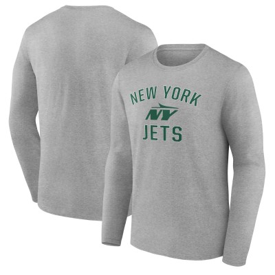 Футболка с длинным рукавом New York Jets Victory Arch - Gray
