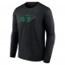 Футболка с длинным рукавом New York Jets Secondary Logo - Black