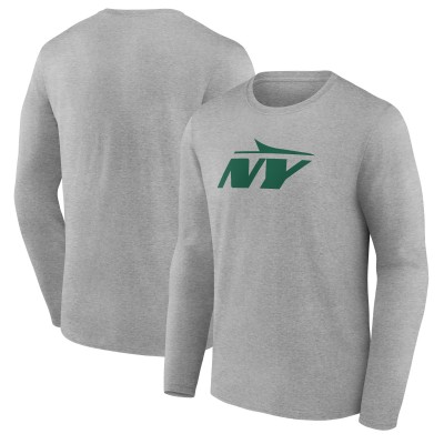 Футболка с длинным рукавом New York Jets Secondary Logo - Gray
