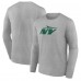 Футболка с длинным рукавом New York Jets Secondary Logo - Gray Футболка с длинным рукавом New York Jets Secondary Logo - Gray