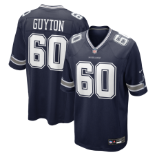 Джерси Dallas Cowboys Tyler Guyton Nike Navy Game Джерси Dallas Cowboys Tyler Guyton Nike Navy Game