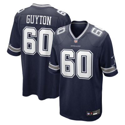 Джерси Dallas Cowboys Tyler Guyton Nike Navy Game