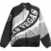 Кофта на молнии Las Vegas Raiders Chalk Line Saw Blade Quilted Puffer - Black/Silver