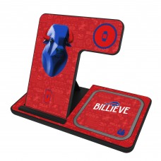 Buffalo Bills Keyscaper Black 3-in-1 Charging Station Buffalo Bills Keyscaper Black 3-in-1 Charging Station