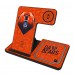 Chicago Bears Keyscaper Black 3-in-1 Charging Station