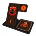 Cleveland Browns Keyscaper Black 3-in-1 Charging Station