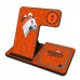 Denver Broncos Keyscaper Black 3-in-1 Charging Station Denver Broncos Keyscaper Black 3-in-1 Charging Station