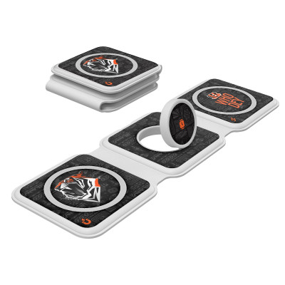 Cincinnati Bengals Keyscaper White 3-in-1 Foldable Charger