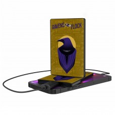 Baltimore Ravens Keyscaper Black 2500 mAh Illustrated Credit Card Powerbank