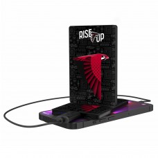 Atlanta Falcons Keyscaper Black 2500 mAh Illustrated Credit Card Powerbank