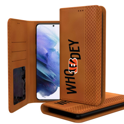 Чехол для Samsung Cincinnati Bengals Keyscaper Brown
