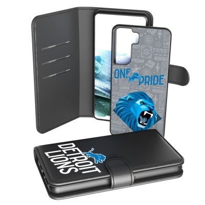 Detroit Lions Keyscaper Black Galaxy Wallet Case