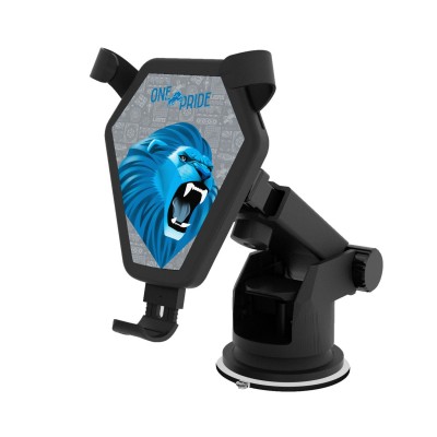 Detroit Lions Keyscaper Black Wireless Car Charger