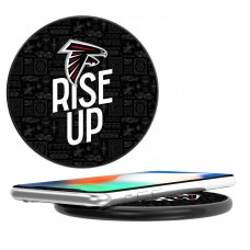 Atlanta Falcons Keyscaper Black Illustrated Wireless Charger
