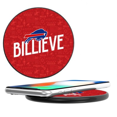 Buffalo Bills Keyscaper Black Illustrated Wireless Charger
