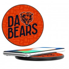Chicago Bears Keyscaper Black Illustrated Wireless Charger
