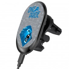 Detroit Lions Keyscaper Black Wireless Magnetic Car Charger