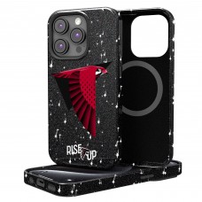 Atlanta Falcons Keyscaper Black 2024 Illustrated Limited Edition Bling iPhone Case