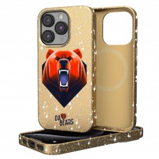 Chicago Bears Keyscaper Gold 2024 Illustrated Limited Edition Bling iPhone Case