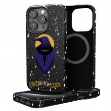 Baltimore Ravens Keyscaper Black 2024 Illustrated Limited Edition Bling iPhone Case