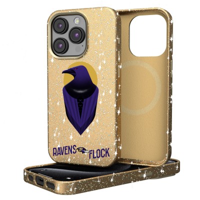 Baltimore Ravens Keyscaper Gold 2024 Illustrated Limited Edition Bling iPhone Case