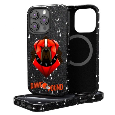 Cleveland Browns Keyscaper Black 2024 Illustrated Limited Edition Bling iPhone Case