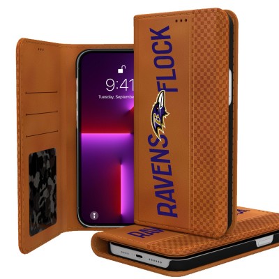 Baltimore Ravens Keyscaper Brown iPhone Folio Case