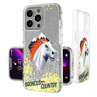 Denver Broncos Keyscaper iPhone Glitter Case