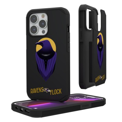Baltimore Ravens Keyscaper Black iPhone Rugged Case