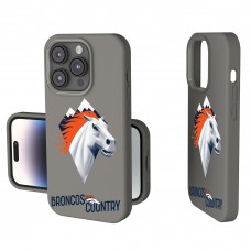 Denver Broncos Keyscaper Gray 2024 Illustrated Limited Edition Soft Touch iPhone Case