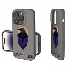 Baltimore Ravens Keyscaper Gray 2024 Illustrated Limited Edition Soft Touch iPhone Case