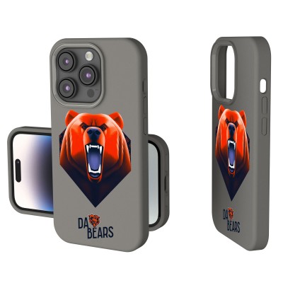 Chicago Bears Keyscaper Gray 2024 Illustrated Limited Edition Soft Touch iPhone Case