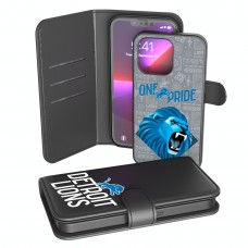 Detroit Lions Keyscaper Black iPhone Wallet Case